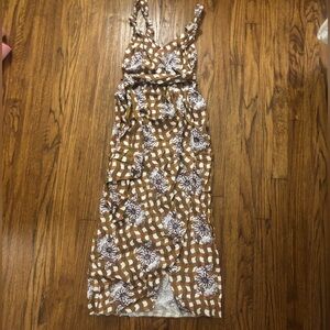 Rebecca Taylor Gingham & Floral Wrap Dress